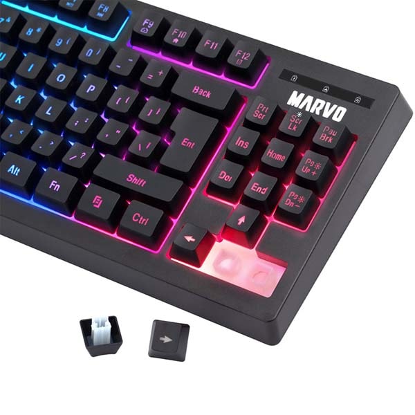 Kit Gaming 3 in 1 MARVO CM310, tastatura, mouse, mousepad, negru