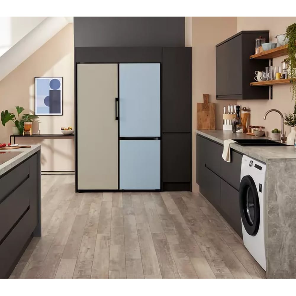 Panou interschimbabil SAMSUNG Bespoke RA-B23EUTCSGG pentru combine frigorifice cu H=203cm (usa de sus), Cotta Sky Blue