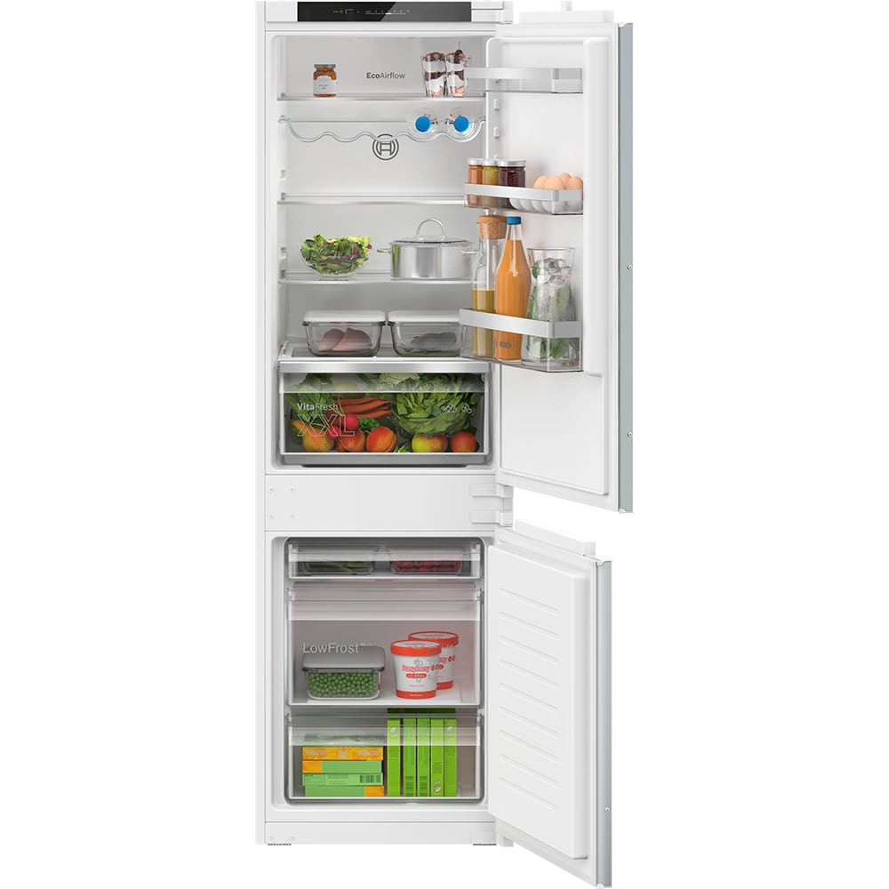 Combina frigorifica incorporabila BOSCH KIV86VSE0, LowFrost, 267 l, H 177.2 cm, Clasa E
