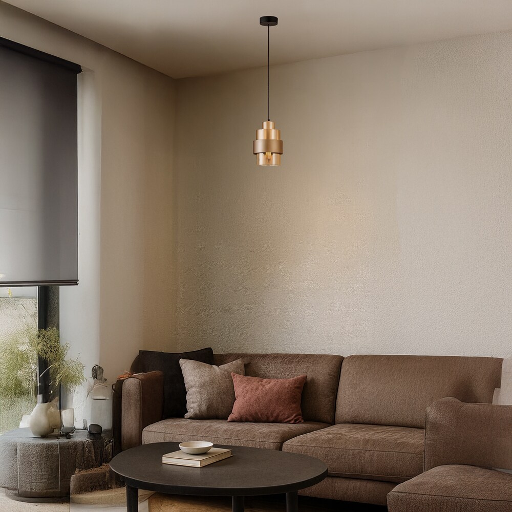 Suspensie KLAUSEN Glamy SP1 KL111155, E27, IP20, auriu