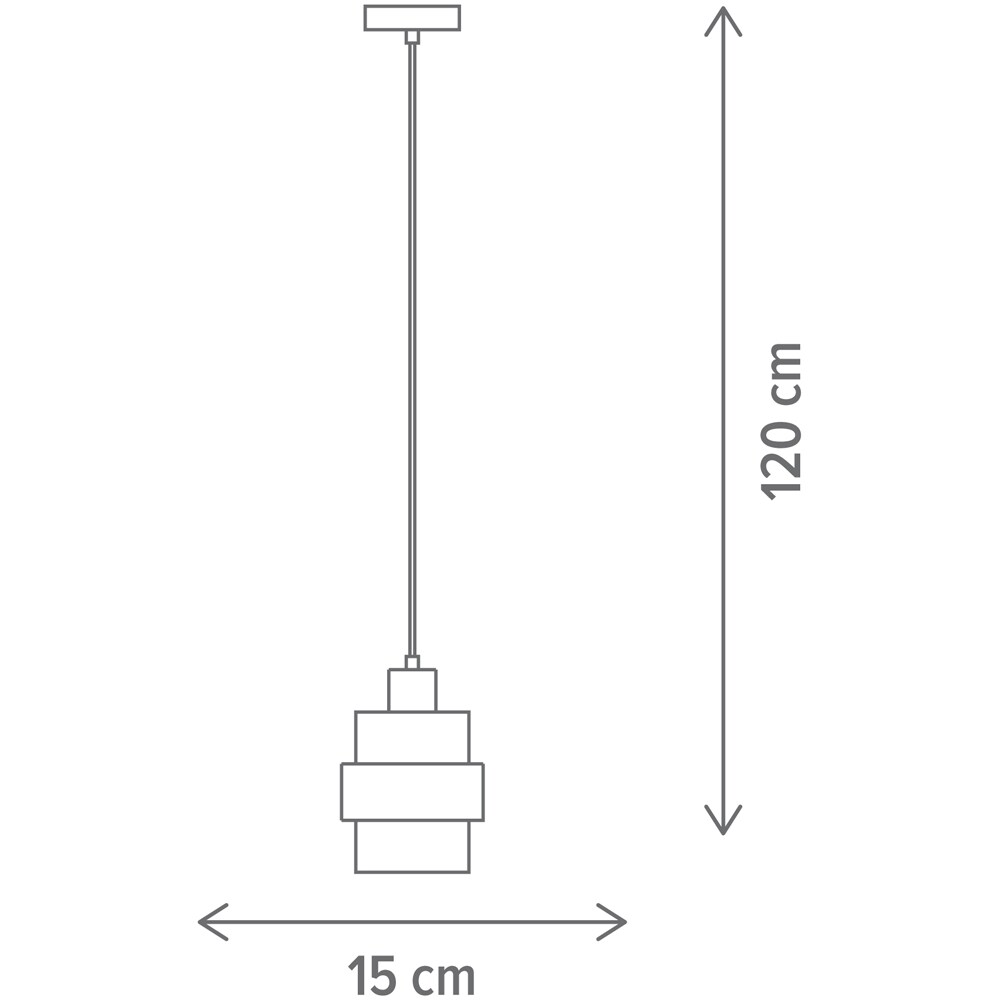 Suspensie KLAUSEN Glamy SP1 KL111155, E27, IP20, auriu