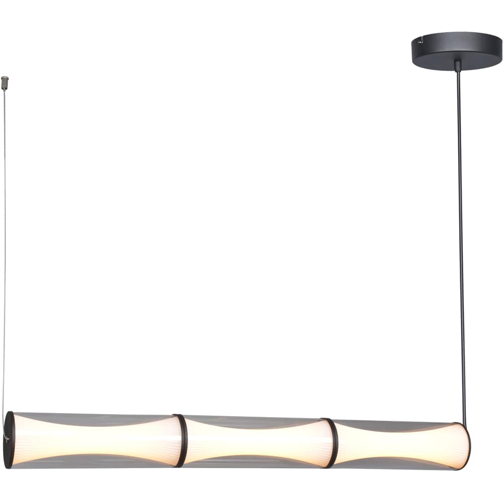 Suspensie LED KLAUSEN Ardor SP3 KL140036, 36W, 2000lm, alb-negru