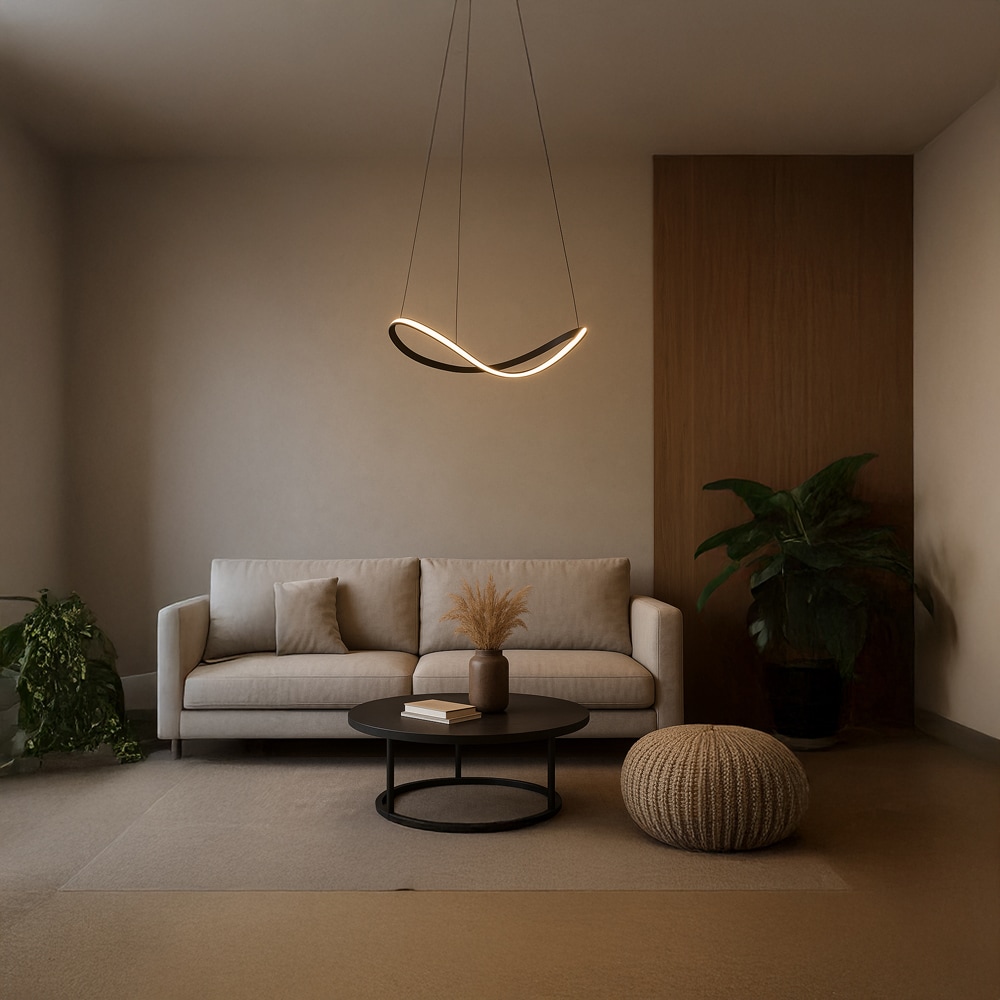 Suspensie KLAUSEN Emotion SP1 KL142101, 30W, 2000lm, negru