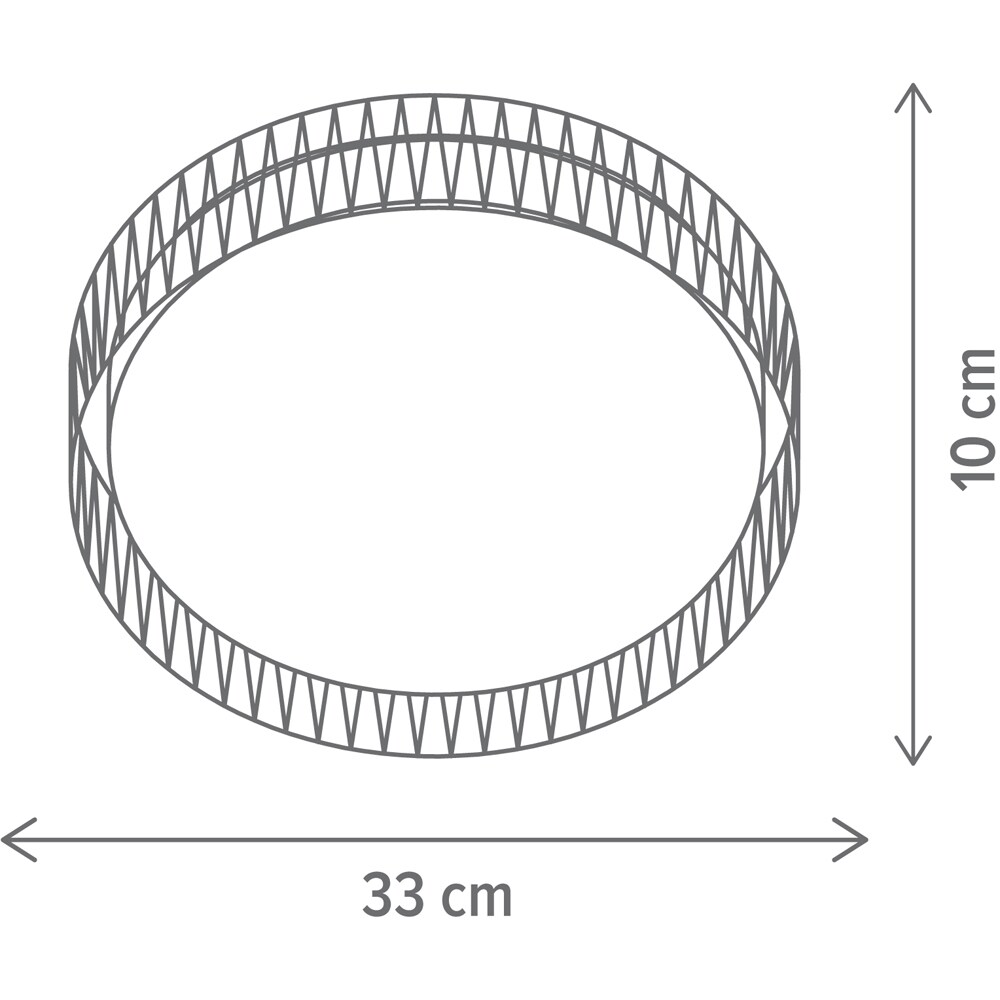 Plafoniera LED KLAUSEN Senzual KL151130, 18-36-18W, 2400lm, IP20, natur