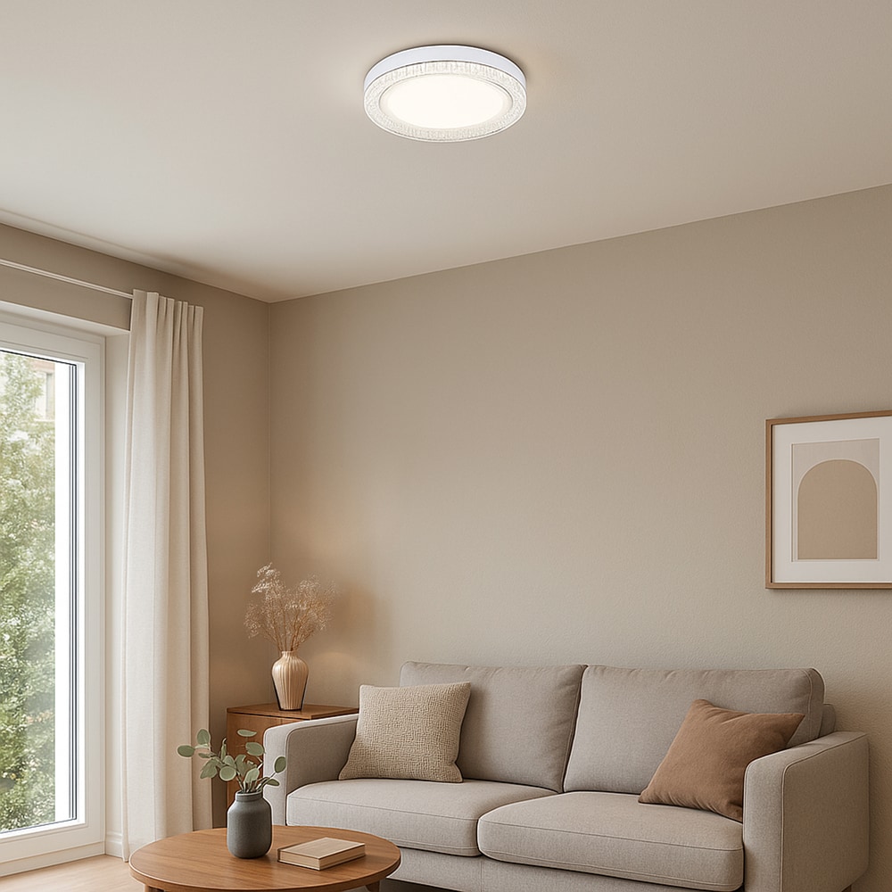 Plafoniera LED KLAUSEN Genius R KL151136, 36W, 3150lm, alb