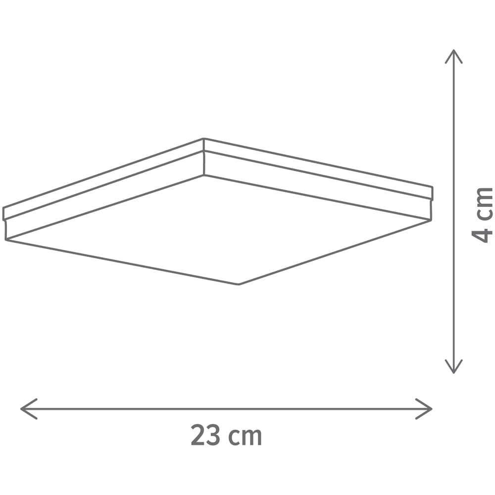Plafoniera LED KLAUSEN Genius S KL151137, 36W, 3200lm, alb