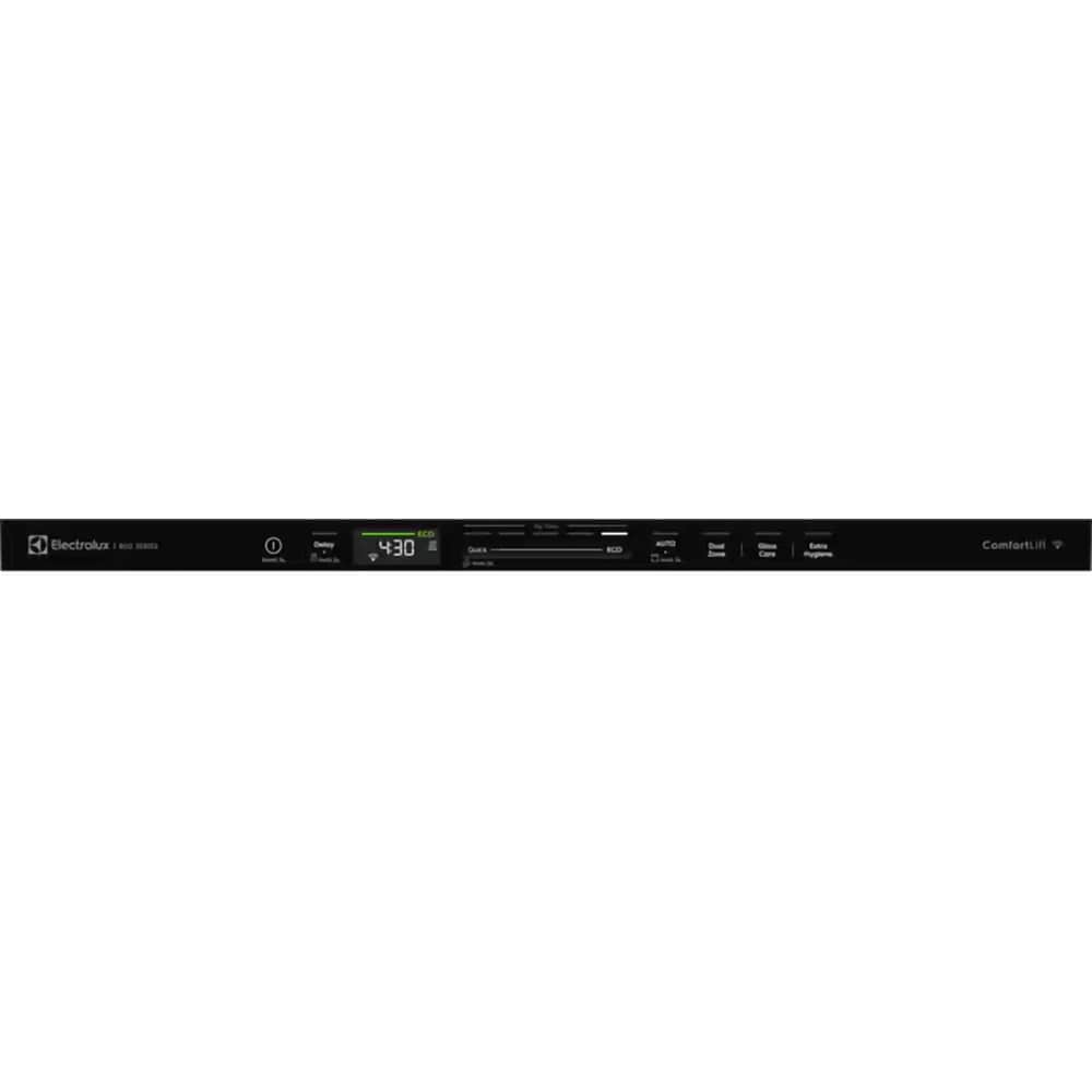 Masina de spalat vase incorporabila ELECTROLUX KL82A505S, 14 seturi, 8 programe, 60 cm, Clasa A, panou comanda negru