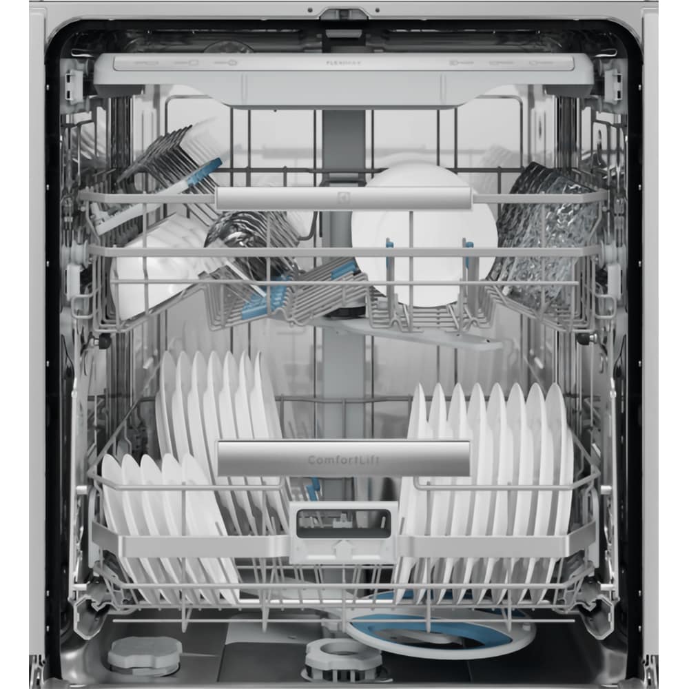 Masina de spalat vase incorporabila ELECTROLUX KL82A505S, 14 seturi, 8 programe, 60 cm, Clasa A, panou comanda negru