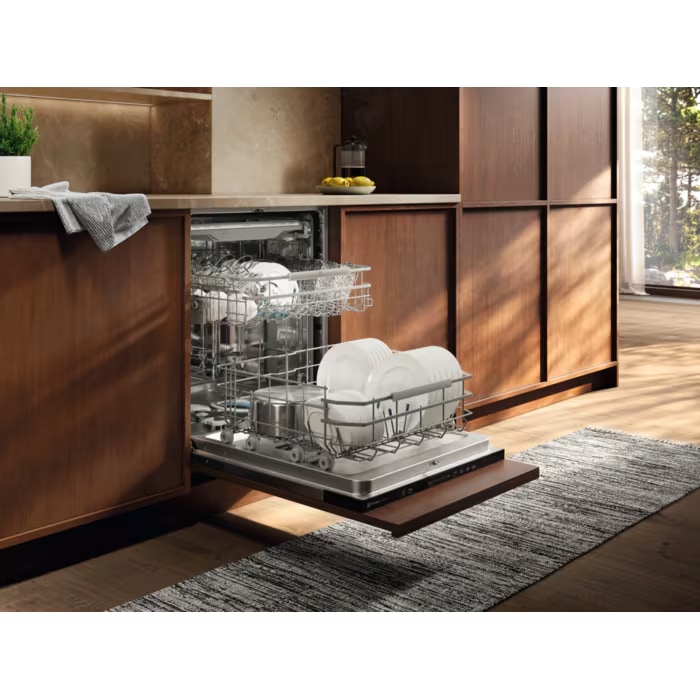 Masina de spalat vase incorporabila ELECTROLUX KL82B220P, 14 seturi, 8 programe, 60 cm, Clasa B, panou comanda negru