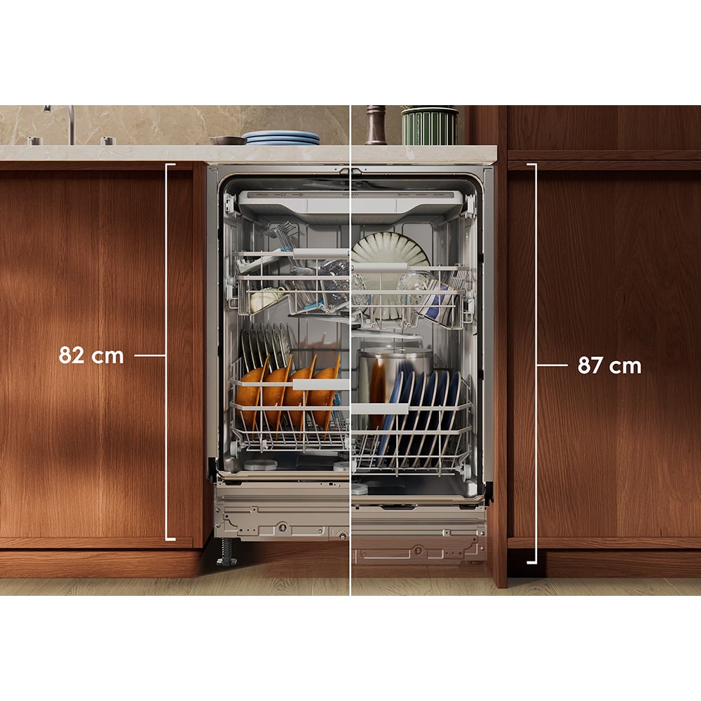 Masina de spalat vase incorporabila ELECTROLUX KL87X200T, 15 seturi, 8 programe, 60 cm, Clasa A, panou comanda negru