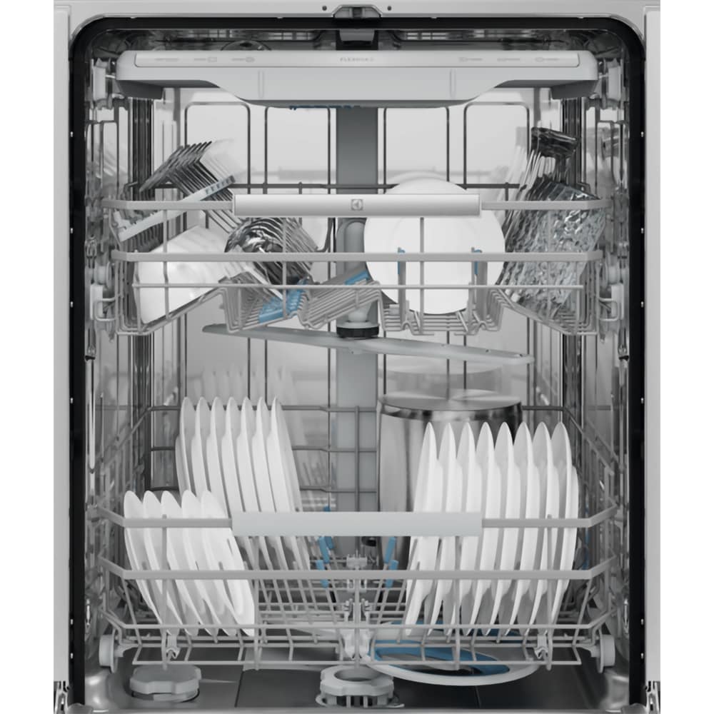 Masina de spalat vase incorporabila ELECTROLUX KL87X200T, 15 seturi, 8 programe, 60 cm, Clasa A, panou comanda negru