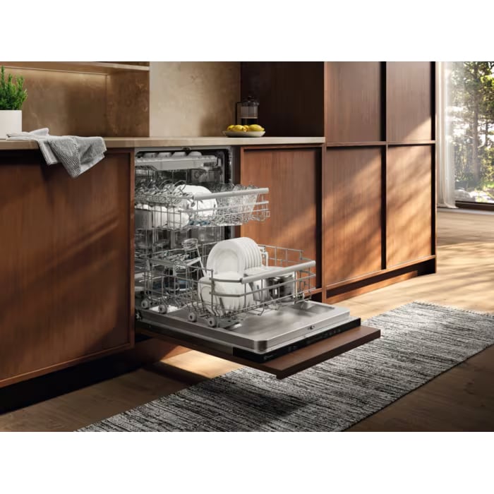 Masina de spalat vase incorporabila ELECTROLUX KL92A220T, 14 seturi, 8 programe, 60 cm, Clasa A, panou comanda negru