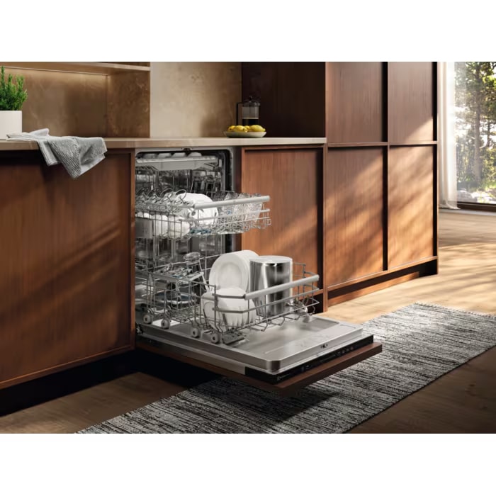 Masina de spalat vase incorporabila ELECTROLUX KL97X200P, 15 seturi, 8 programe, 60 cm, Clasa A, panou comanda negru