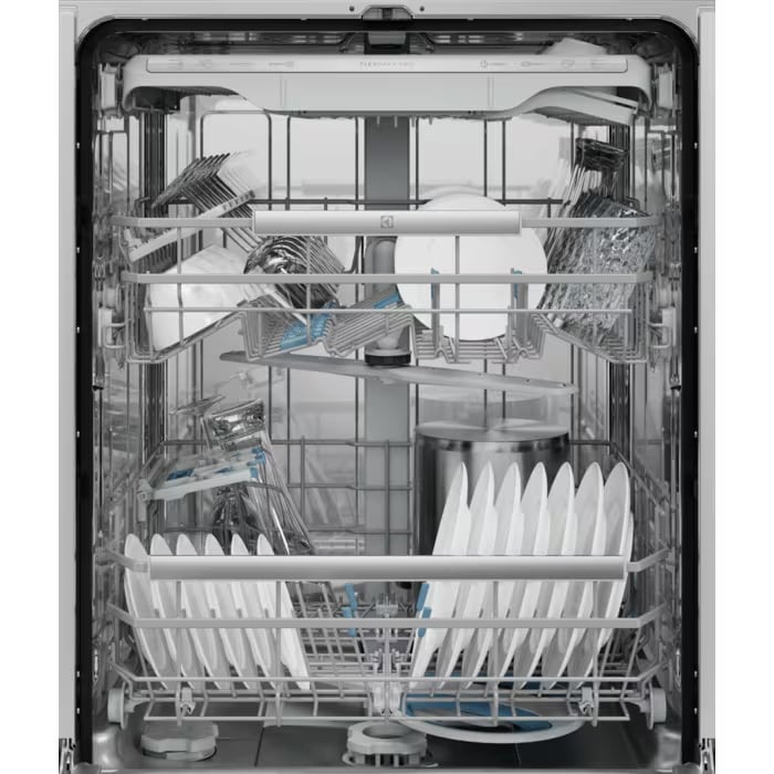 Masina de spalat vase incorporabila ELECTROLUX KL97X200P, 15 seturi, 8 programe, 60 cm, Clasa A, panou comanda negru