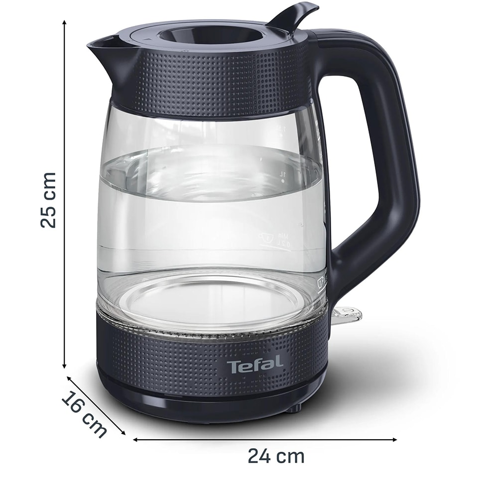 Fierbator apa TEFAL Morning KO2G08E0, 1.7l, 2000W, negru 