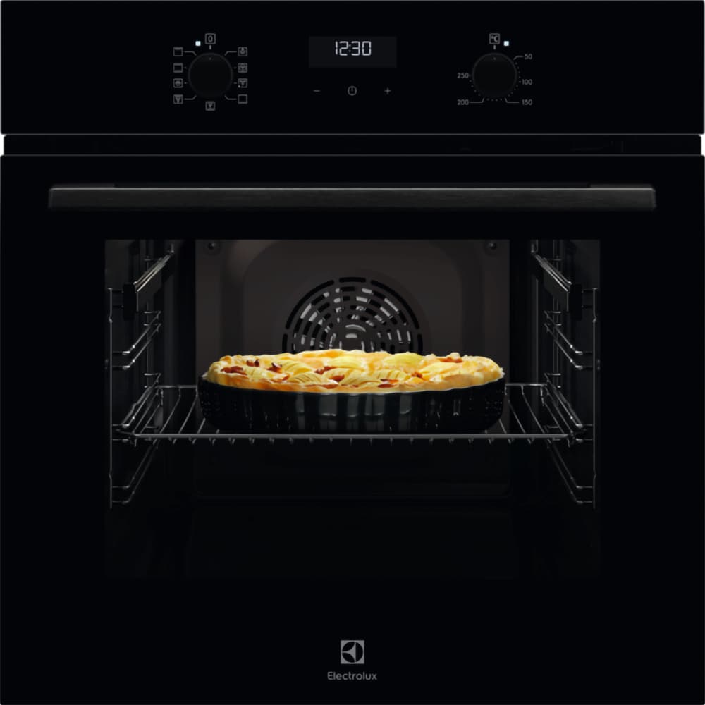 Cuptor incorporabil ELECTROLUX KODEF70BZ, Electric, Gatire cu abur, Autocuratare catalitica, 65 l, Clasa A, negru
