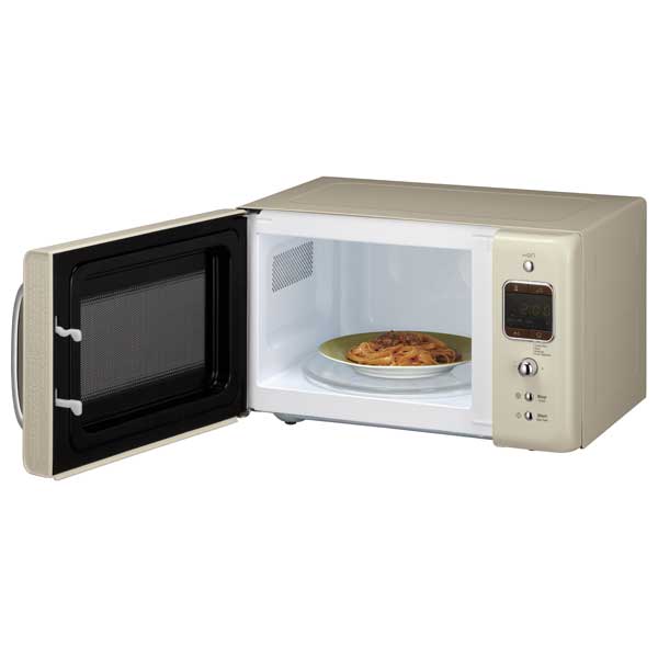 Cuptor microunde DAEWOO Retro KOR-6LBRC, 20l, 800W, crem