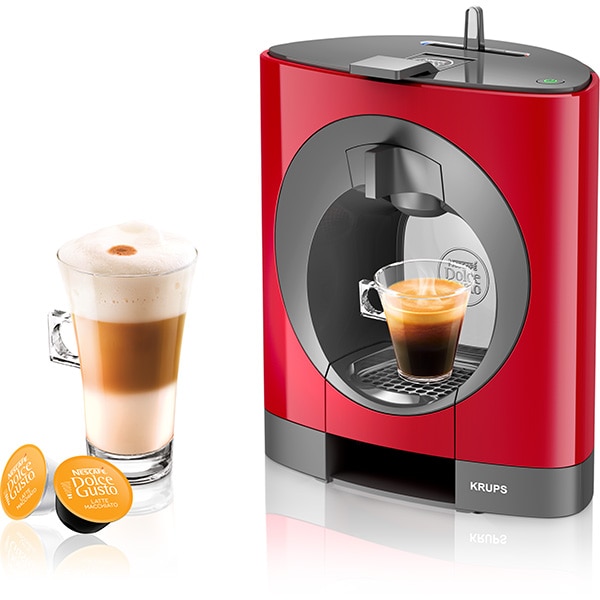 Espressor KRUPS Nescafe Dolce Gusto Oblo KP1105, 0.8l, 1500W, rosu