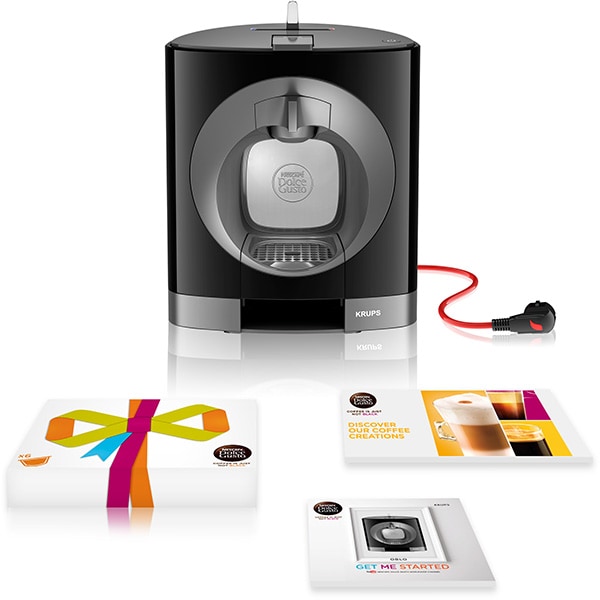 Espressor KRUPS Nescafe Dolce Gusto Oblo KP1108, 0.8l, 1500W, negru