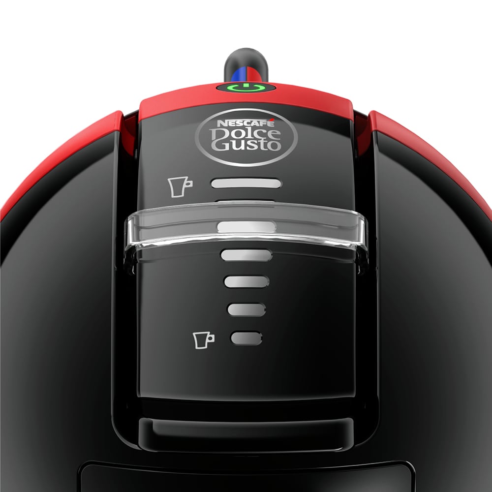 Espressor cu capsule KRUPS Dolce Gusto Mini Me KP123H10, 0.8l, 1500W, 15 bar, rosu-negru