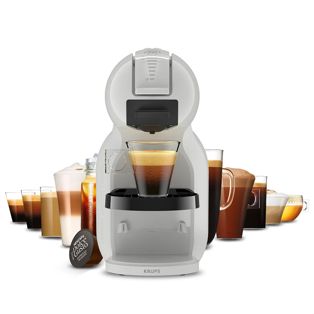 Espressor cu capsule KRUPS Dolce Gusto Mini Me KP143GF0, 0.8l, 1600W, 15 bar, gri