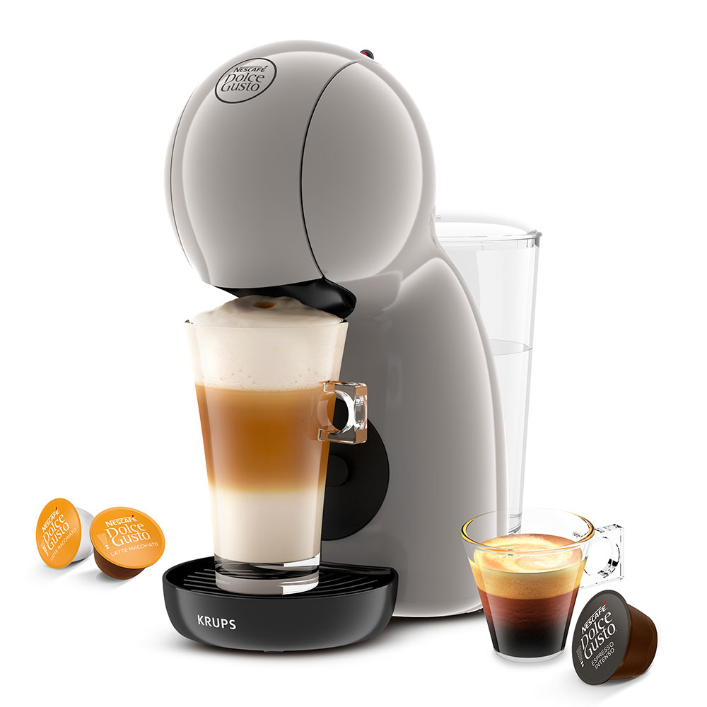 Espressor cu capsule KRUPS Dolce Gusto Piccolo XS KP1A3AF0, 0.8l, 1600W, 15 bar, crem-negru