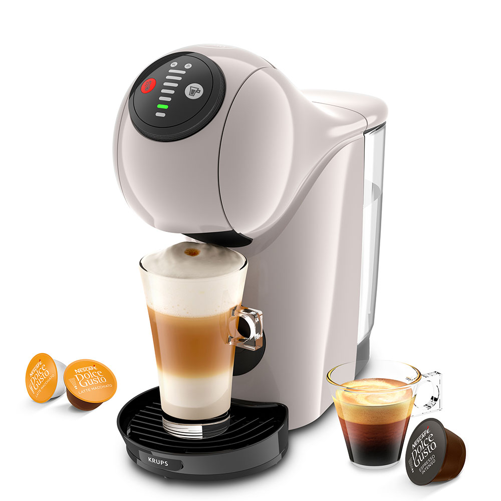 Espressor cu capsule KRUPS Dolce Gusto GENIO S KP243AF0, 0.8l, 1500W, 15 bar, crem-negru