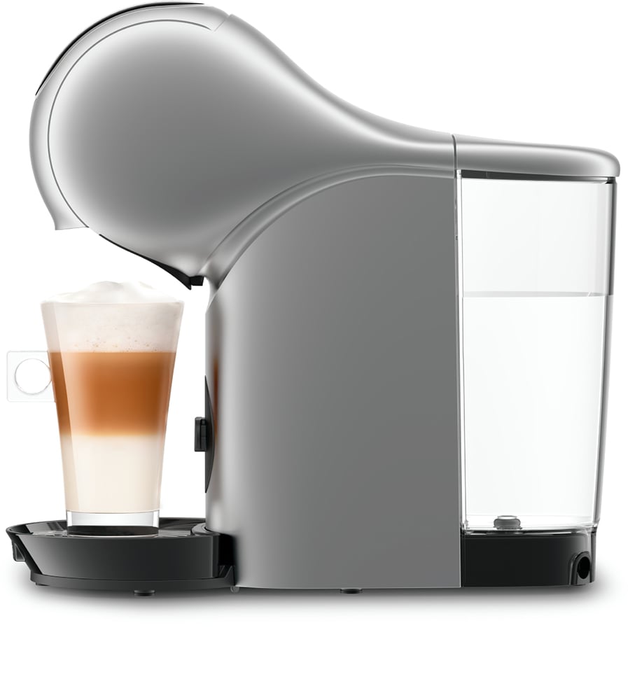 Espressor capsule KRUPS Genio S KP440E31, 0.8l, 1500W, 15 bar, argintiu-negru