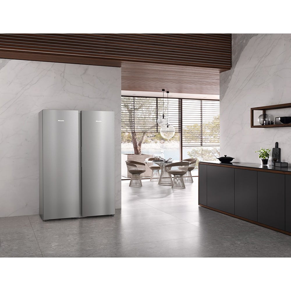 Frigider cu o usa MIELE KS 4887 DD, 387 l, H 185.5 cm, Clasa D, Wi-Fi, inox