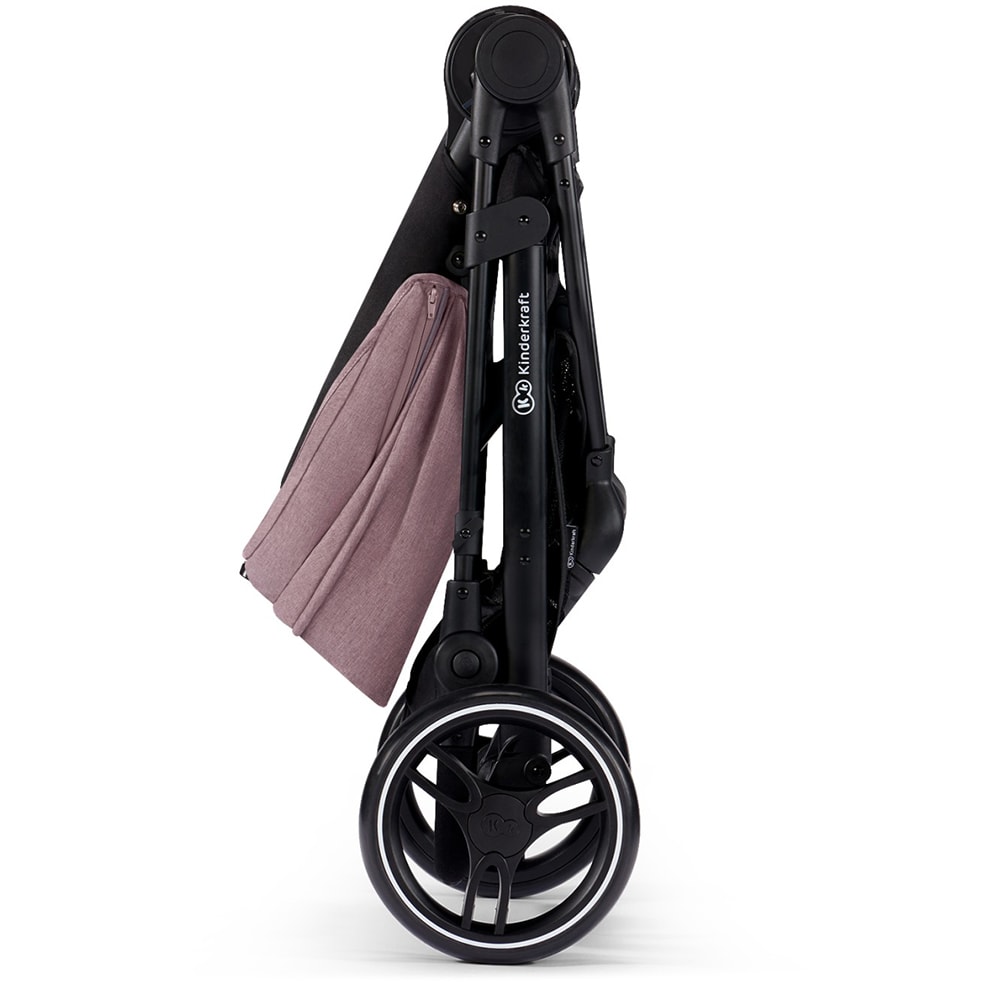 Carucior KINDERKRAFT Vesto KSVEST00PNK, 5 puncte, 0 luni+, roz-negru