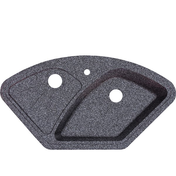 Chiuveta bucatarie GORENJE KVE E701, 1 cuva, picurator stanga, compozit, grafit