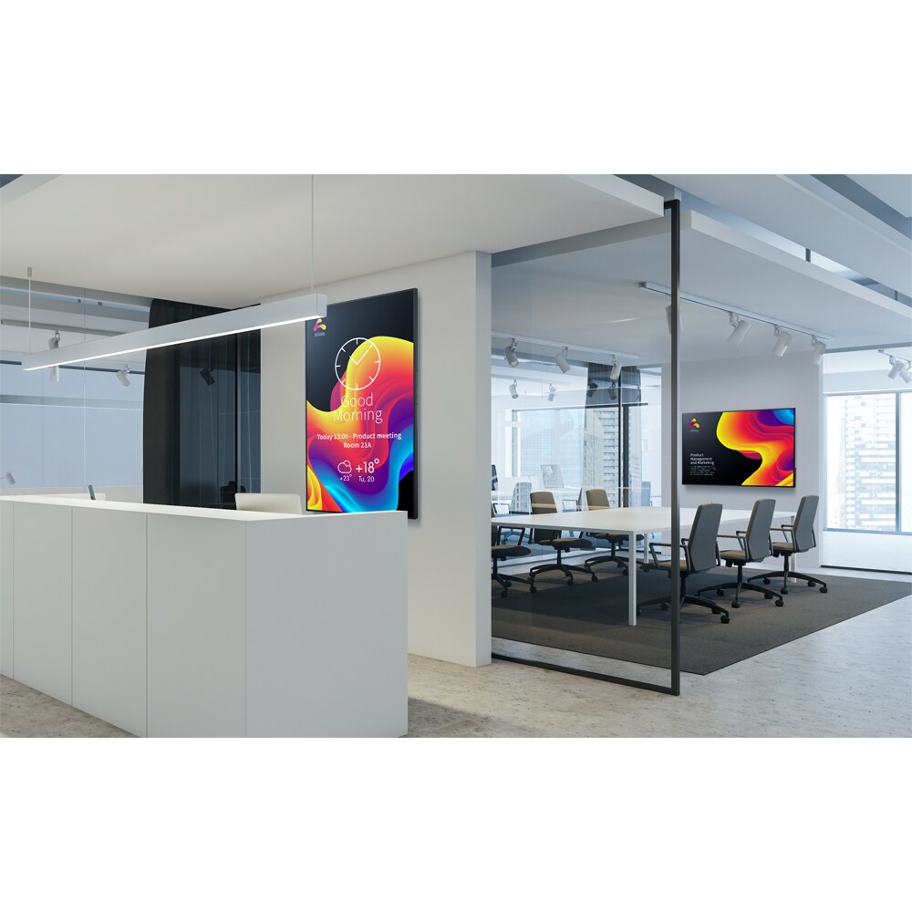 Monitor profesional LED IPS SHARP MultiSync PN-ME652, 65", 4K UHD, 60Hz, HDR10, negru