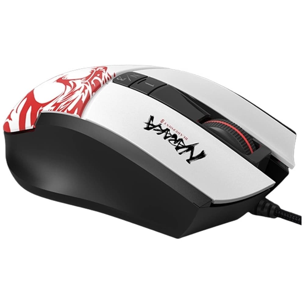Mouse Gaming A4TECH L65 Max Naraka, 12000 dpi, alb