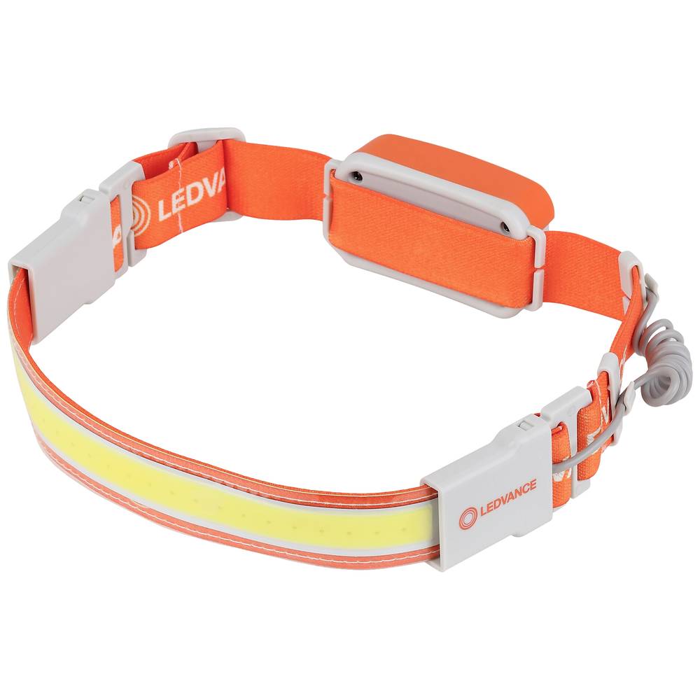 Lanterna LED frontala LEDVANCE 4099854175886, 3W, 300 lumeni, acumulator, portocaliu