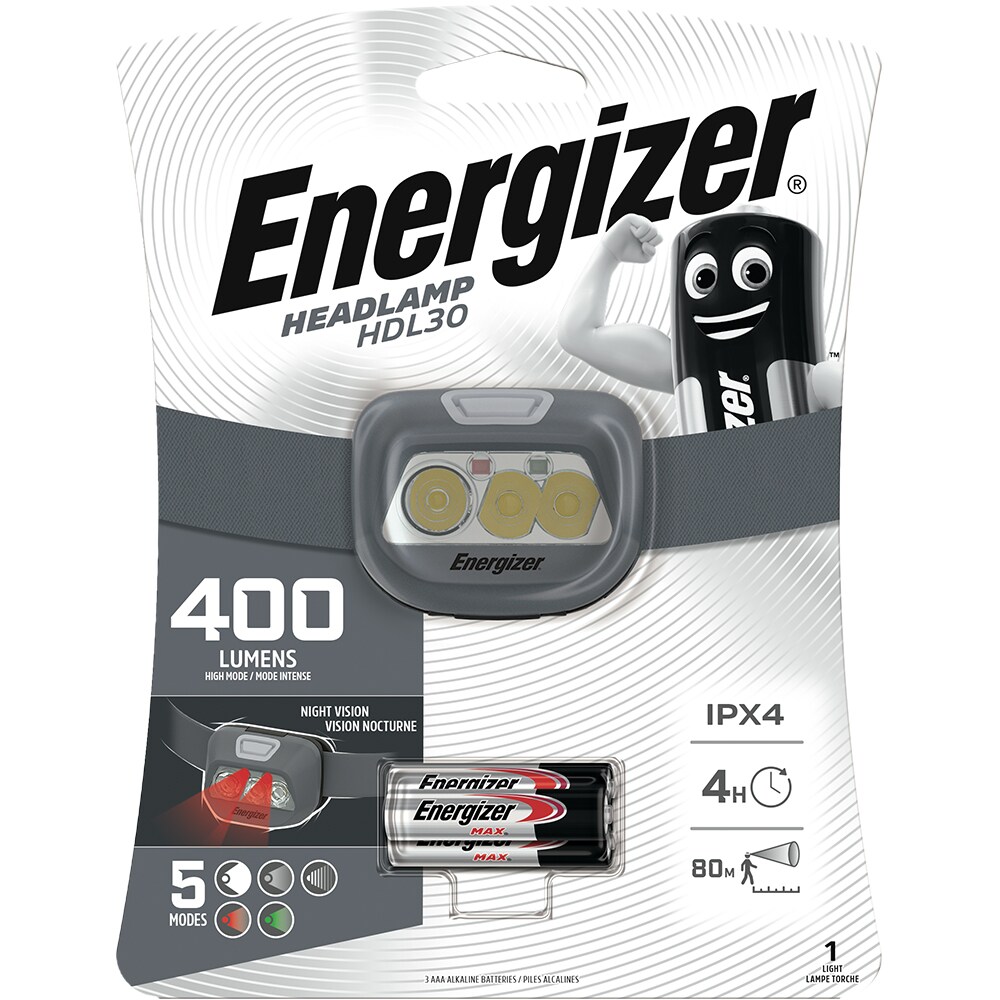 Lanterna LED frontala ENERGIZER 4292, 400lm, 3xAAA, negru