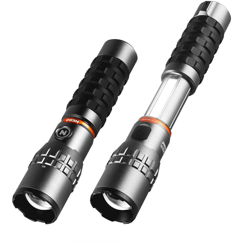 Lanterna NEBO Slyde King 2K, 2000 lumeni, acumulator, gri