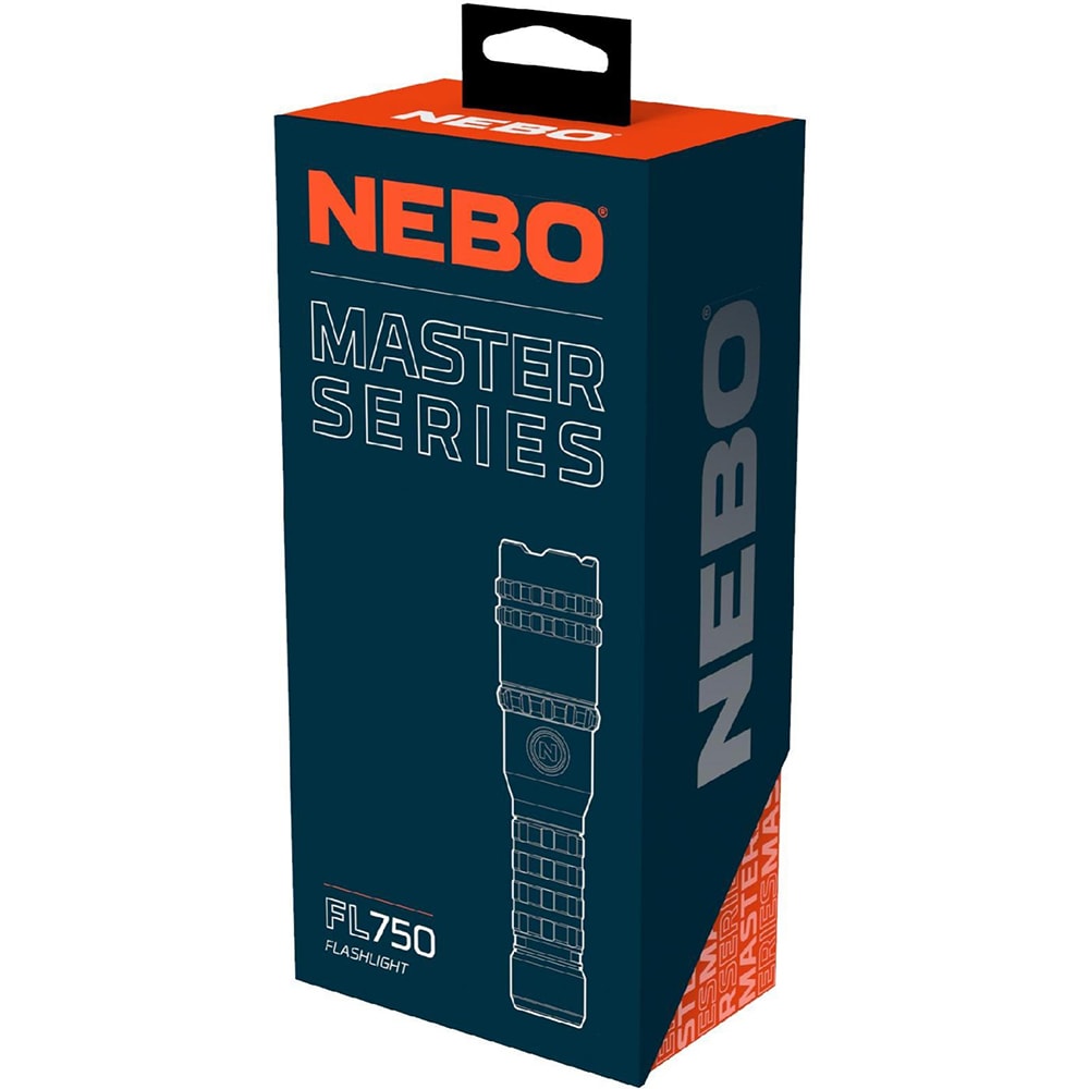 Lanterna NEBO Master Series FL750, 750 lumeni, acumulator, portocaliu