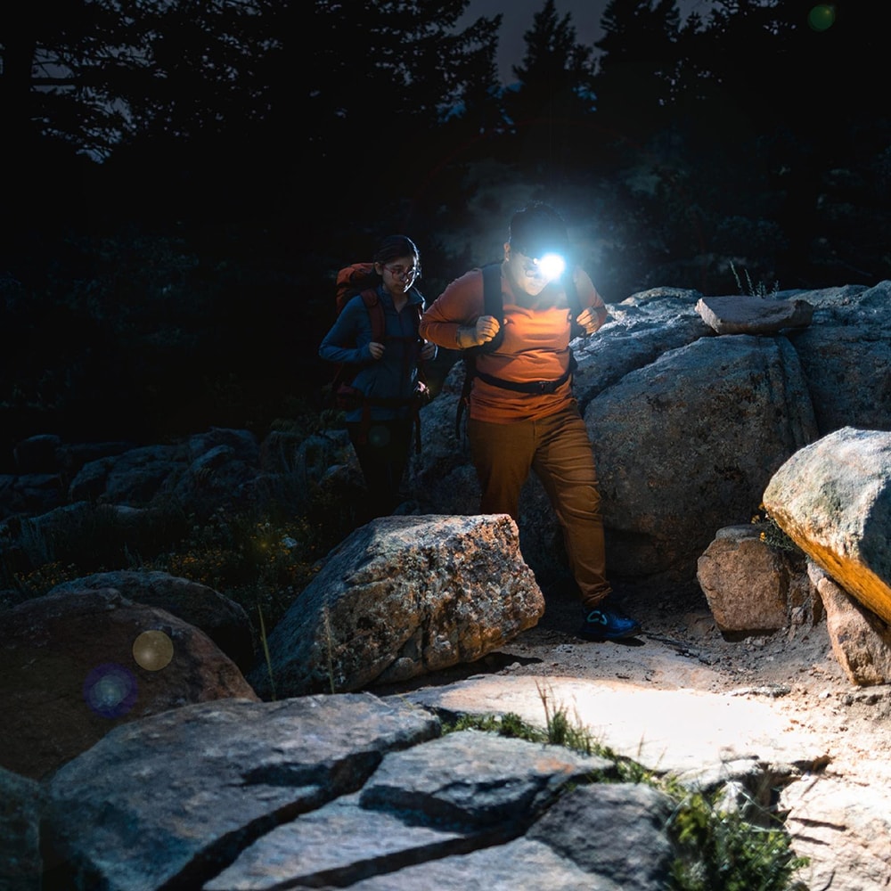 Lanterna frontala NEBO Trandens 1501, 1500 lumeni, acumulator, gri