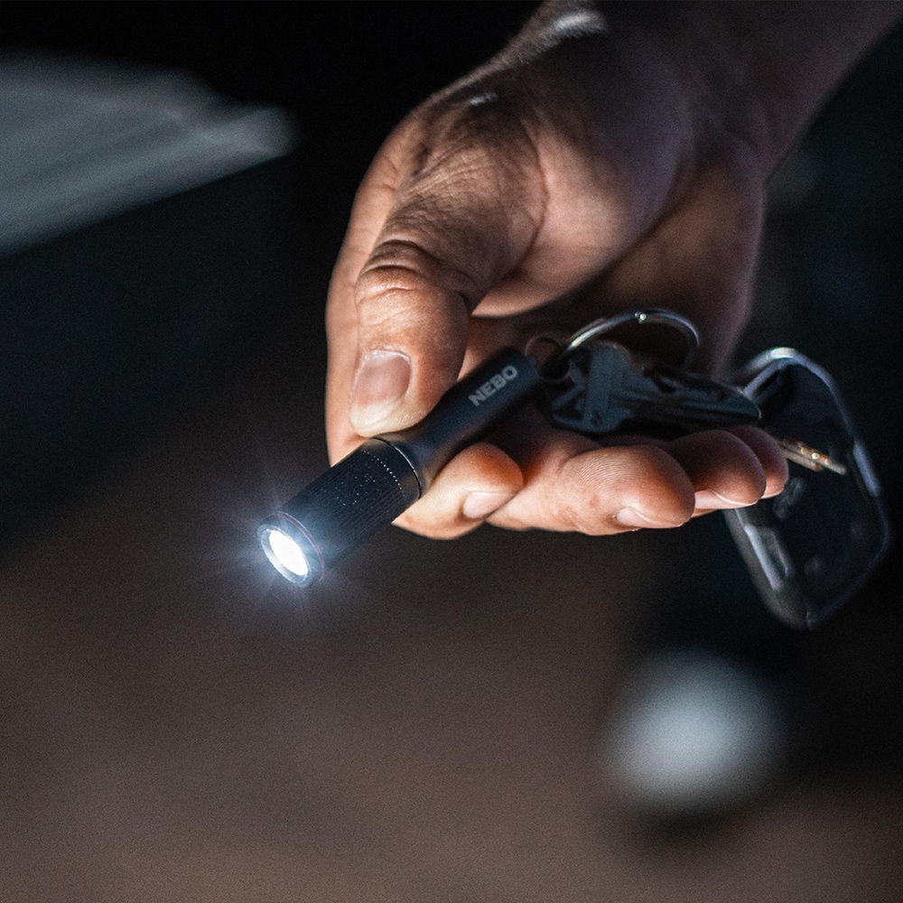 Lanterna NEBO Columbo Keychain, 100 lumeni, 1xAAA, gri