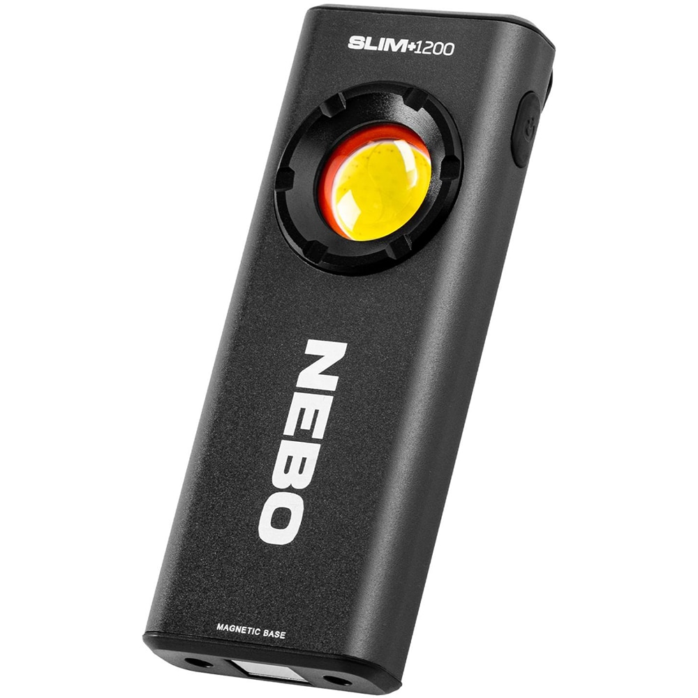 Lanterna NEBO Slim+ 1201, 1200 lumeni, acumulator, negru