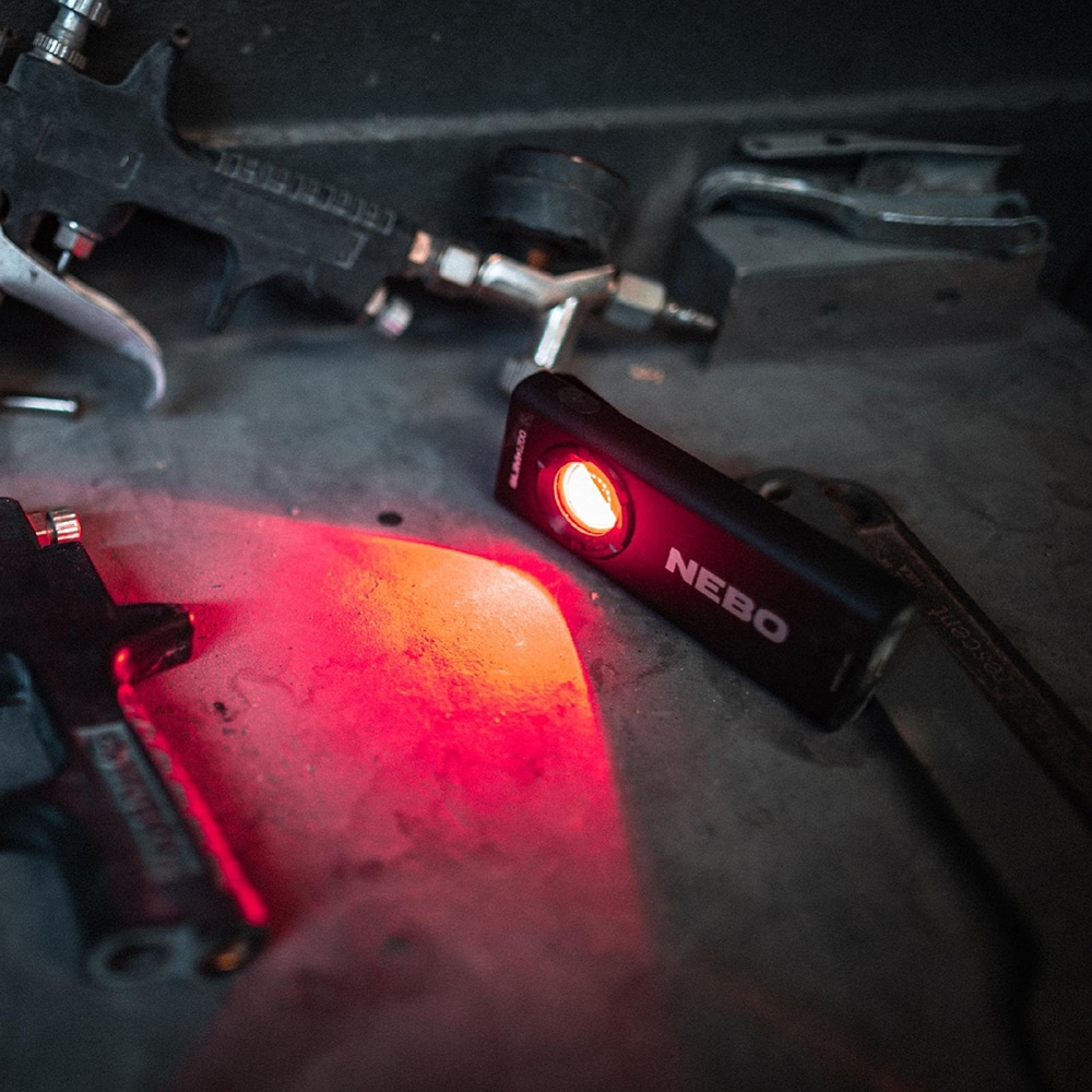 Lanterna NEBO Slim+ 1201, 1200 lumeni, acumulator, negru