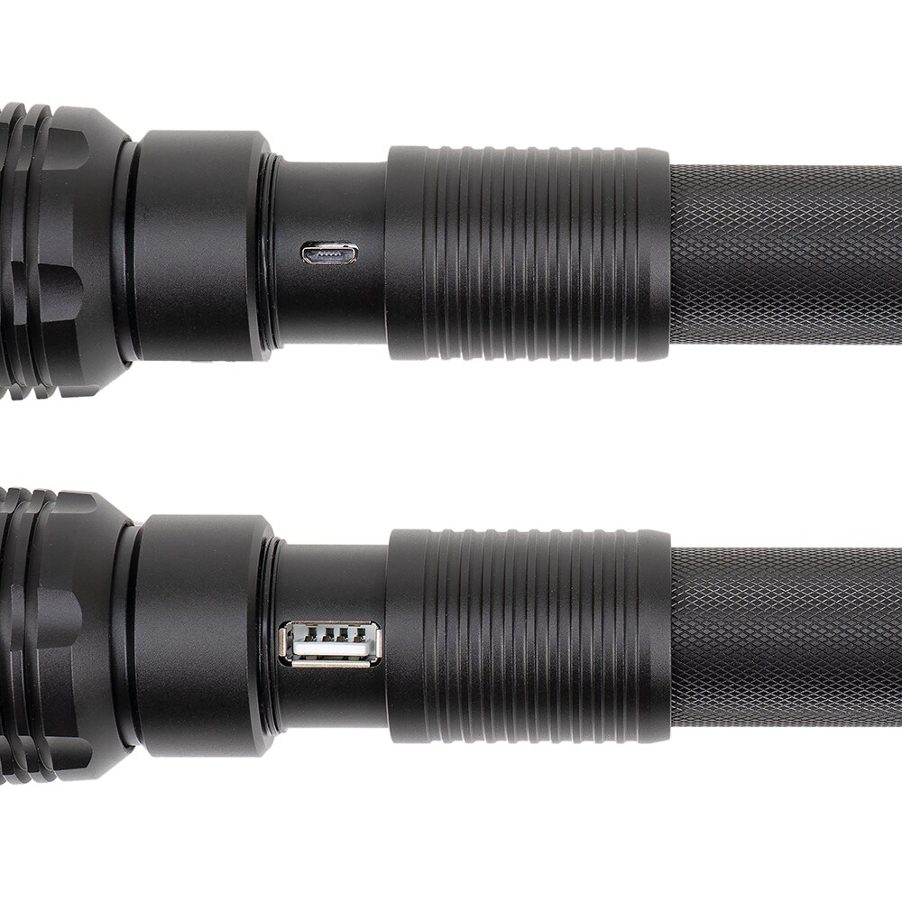 Lanterna LED PNI Adventure F450, 20W, 1500lm, Acumulator 4400mAh, micro USB, negru