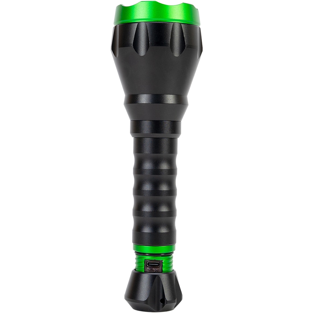 Lanterna LED PNI Adventure F750 Green Light, 10W, IP44, Acumulator 4000mAh, USB Type-C, negru