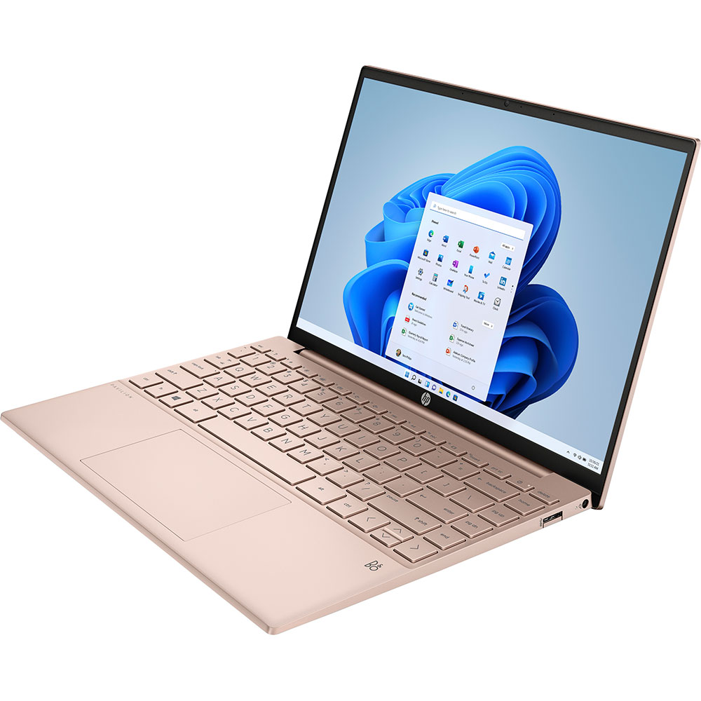 Laptop HP Pavilion Aero 13-be1008nn, AMD Ryzen 5 5625U pana la 4.4GHz, 13.3" Full HD, 16GB, SSD 512GB, AMD Radeon Graphics, Windows 11 Home, rose gold