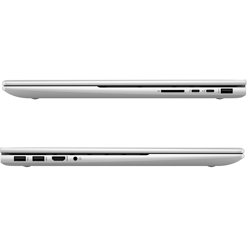 Laptop HP Envy 17-cr0020nn, Intel Core i7-1255U pana la 4.7GHz, 17.3" 4K, 16GB, SSD 512GB, Intel Iris Xe Graphics, Windows 11 Pro, argintiu
