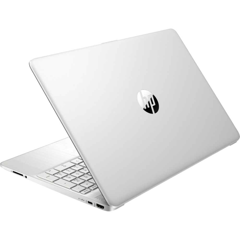 Laptop HP 15s-eq1076nq, AMD Athlon Silver 3050U pana la 3.2GHz, 15.6" HD, 4GB, SSD 256GB, AMD Radeon Graphics, Free DOS, argintiu
