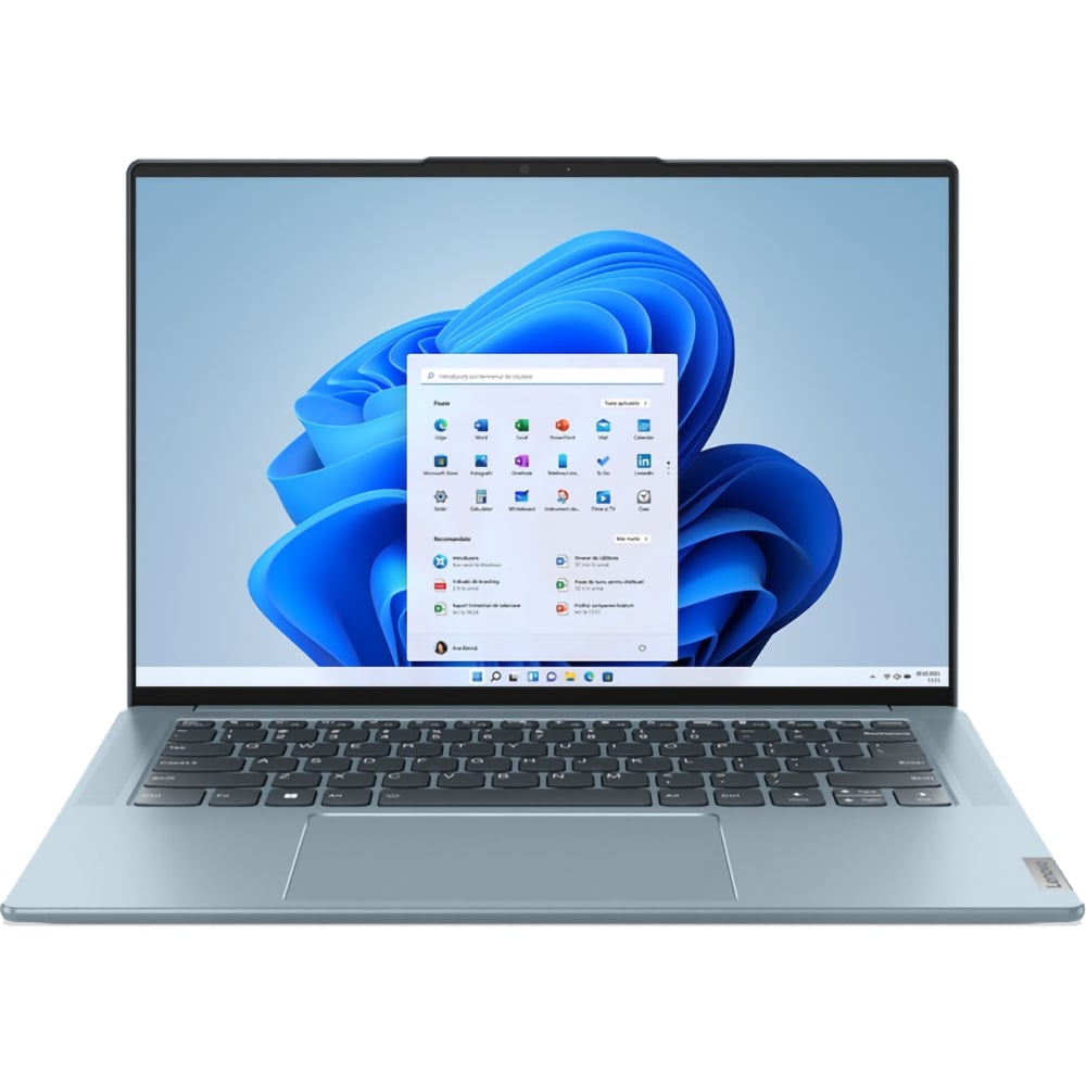 Laptop LENOVO Yoga Slim 7 ProX 14IAH7, 14.5" 3K, Intel Core i7-12700H pana la 4.7GHz, 16GB, SSD 512GB, Intel Iris Xe Graphics, Windows 11 Home, Dark Teal