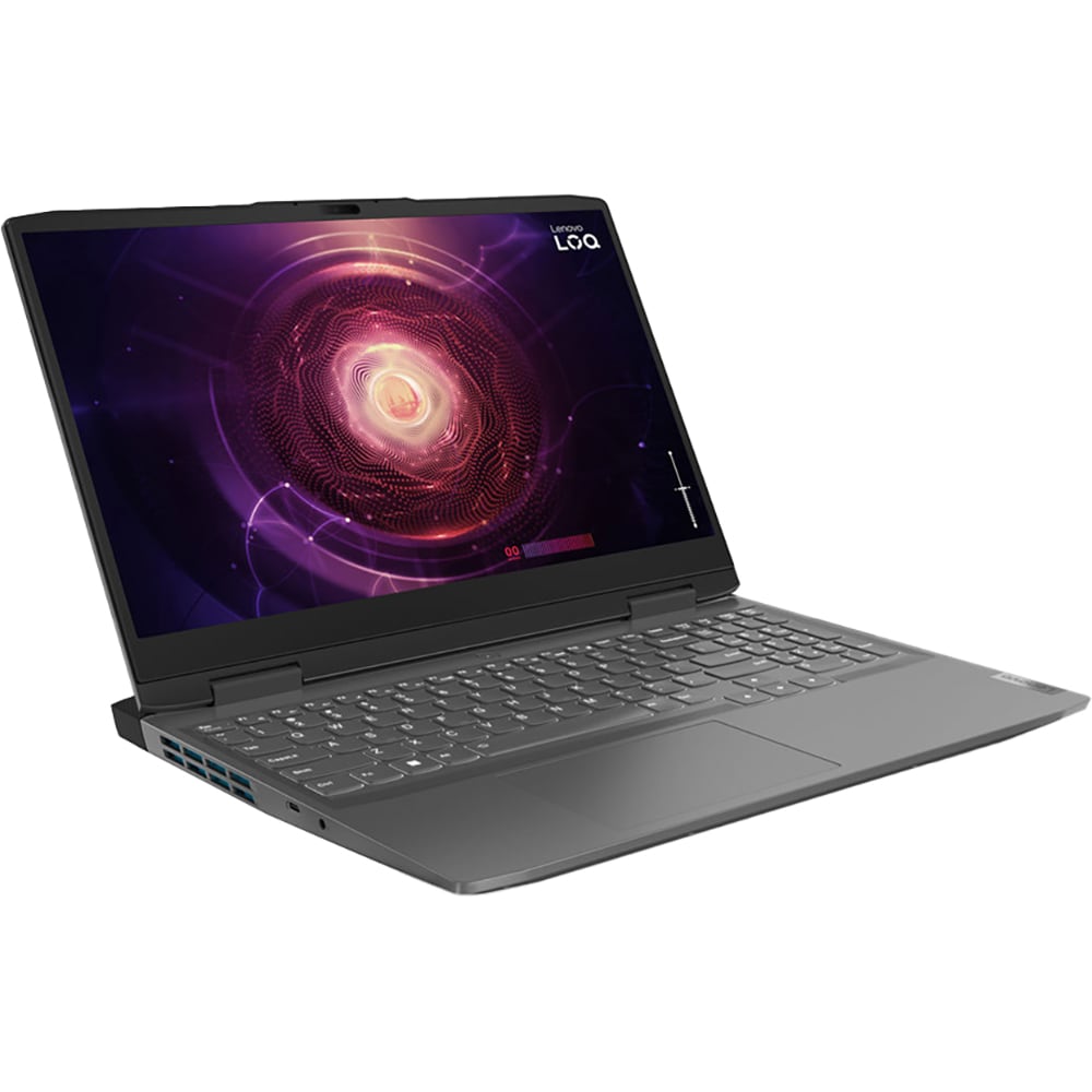 Laptop gaming LENOVO LOQ 15APH8, AMD Ryzen 5 7640HS pana la 5Ghz, 15.6" Full HD, 16GB, SSD 512GB, NVIDIA GeForce RTX 4060 8GB, Free DOS, gri