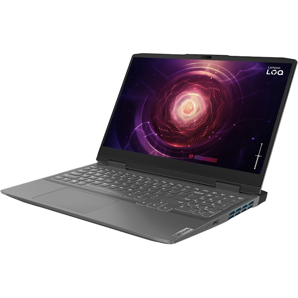 Laptop gaming LENOVO LOQ 15APH8, AMD Ryzen 5 7640HS pana la 5Ghz, 15.6" Full HD, 16GB, SSD 512GB, NVIDIA GeForce RTX 4060 8GB, Free DOS, gri