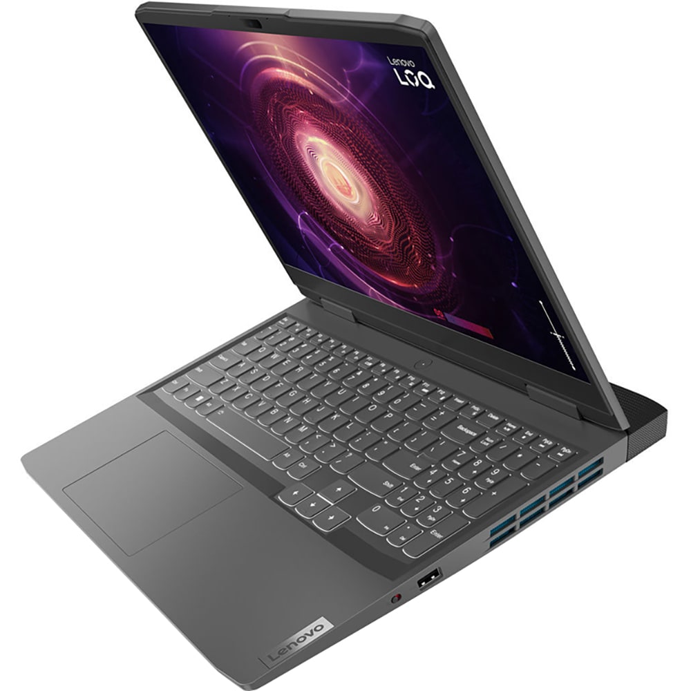 Laptop gaming LENOVO LOQ 15APH8, AMD Ryzen 5 7640HS pana la 5Ghz, 15.6" Full HD, 16GB, SSD 512GB, NVIDIA GeForce RTX 4060 8GB, Free DOS, gri